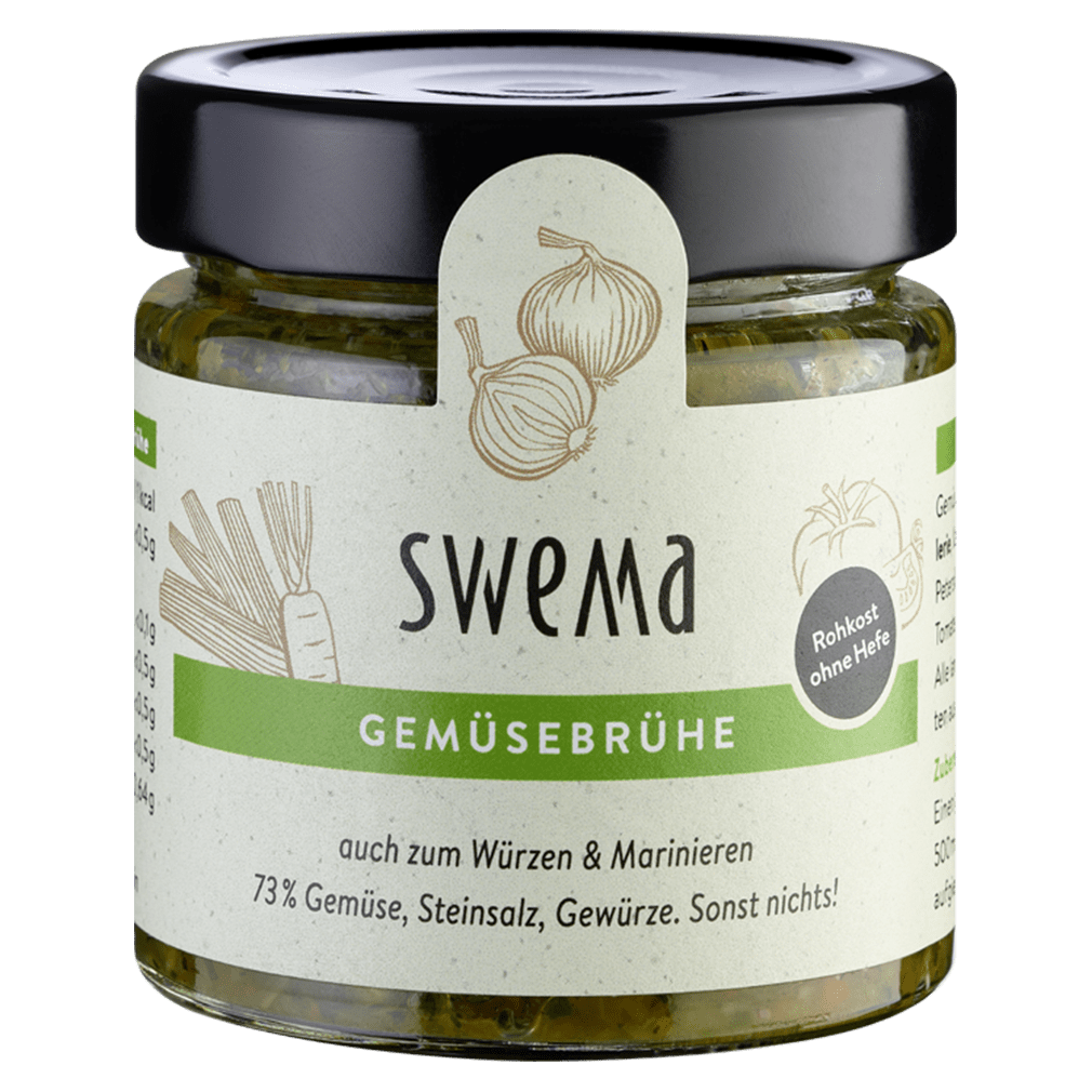 Bio Gemüsebrühe, 73 % rohes Gemüse 210 g von SweMa