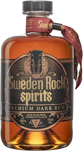 Sweden Rock Dark Rum 15 | Hergestellt in der Dominikanischen Republik | 40% Vol. | 700 ml von Sweden Rock