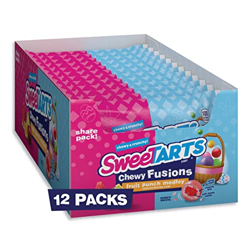 SweeTARTS Chewy Fusion Korbfüller, 85 ml, 4 x 12 Stück von SweeTARTS