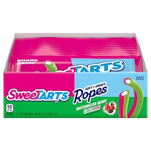 SweeTARTS Ropes, Watermelon Berry, 12 Stück von SweeTARTS