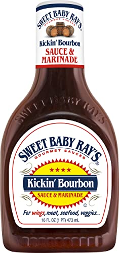 Sweet Baby Ray's Kicking Bourbon Wing Sauce und Glasur, 473 ml von Sweet Baby Ray's