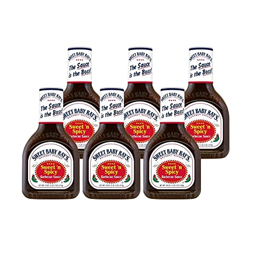 Sweet Baby Ray Sweet & Spicy BBQ Sauce 510g, 6er Pack (6 x 510 g) von Sweet Baby Ray's