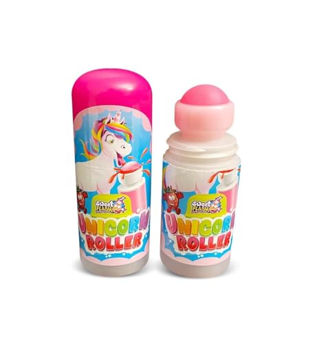 Unicorn Roller 3er Pack – Flüssige Süßware Erdbeere – Einhorn-Roller zum Zunge-Färben – Süßigkeiten für Partys, Kindergeburtstage oder Mitgebsel von Sweet Flash