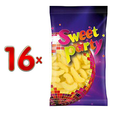 Sweet Party Banaan 16 x 60g Beutel (Bananen) von Sweet Party