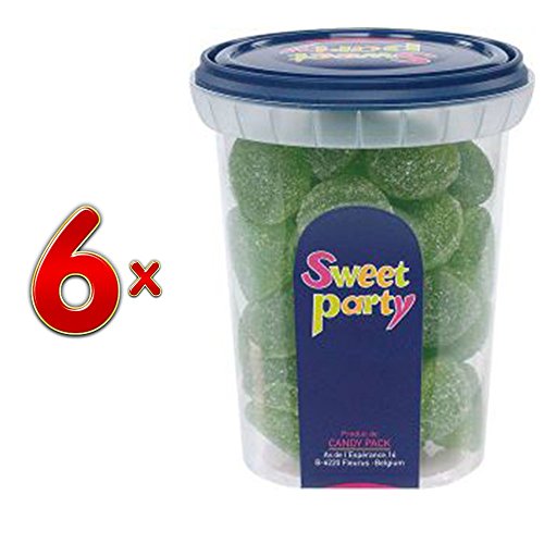 Sweet Party Cup Zachte Eucalyptus, 6 x 220g Runddose (Weiches Eukalyptus) von Sweet Party