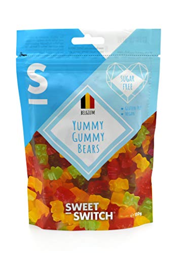 Sweet-Switch Yummy Gummy Gummibärchen mit Stevia und Maltit, 150g von Sweet-Switch