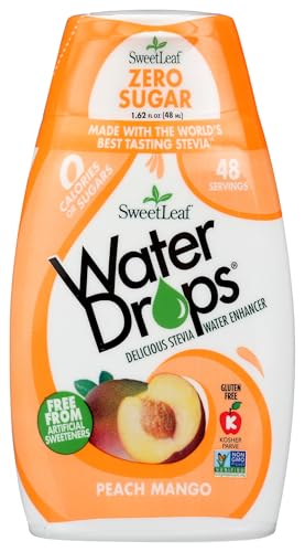 Wisdom Natural Water Drops, Peach Mango 1.62 Oz von SweetLeaf