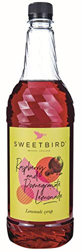 Sweetbird Himbeer- und Granatapfel-Limonadensirup (1 Liter) – vegan von Sweetbird