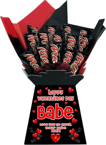 Personalised Chocolate Bouquet Hamper Gift Made With MARS BARS For Any Occasion von Sweets n Stuff