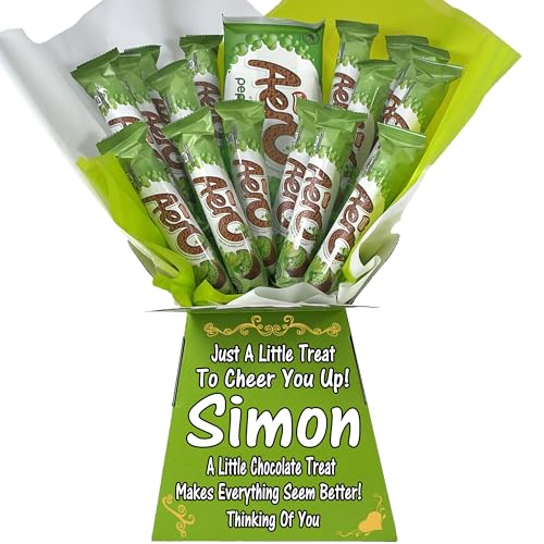 Personalised Chocolate Bouquet Hamper Gift Made With MINT-AERO For Any Occasion von Sweets n Stuff
