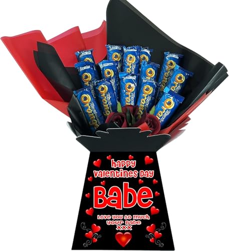 Personalised Chocolate Bouquet Hamper Gift Made With TERRYS CHOCOLATE ORANGE BARS For Any Occasion von Sweets n Stuff