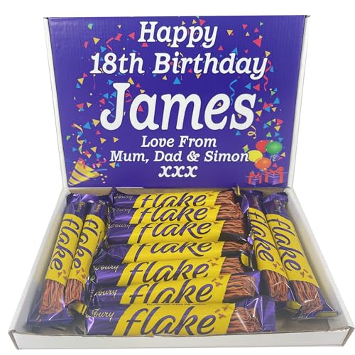 Personalised Chocolate LetterBox Hamper Gift Compatible With/kompatibel mit CADBURY FLAKE CHOCOLATES For Any Occasion von Sweets n Stuff