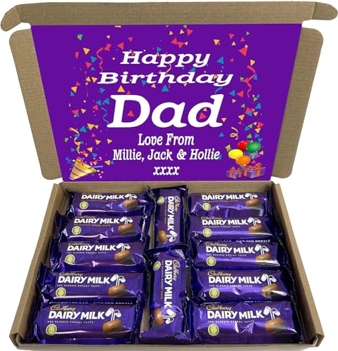 Personalised Chocolate LetterBox Hamper Gift Made With CADBURY DAIRY MILK BARS For Any Occasion von Sweets n Stuff