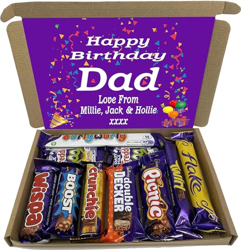 Personalised Chocolate LetterBox Hamper Gift Made With CADBURY MIXED CHOCOLATES For Any Occasion von Sweets n Stuff
