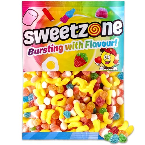 Sweetzone Supreme Mix 1 kg, eine entzückende Mischung aus Pick-and-Mix-Süßigkeiten, sauren Süßigkeiten, Retro-Süßigkeiten, kohlensäurehaltigen Süßigkeiten und großen Süßigkeiten, perfekt für von Sweetzone