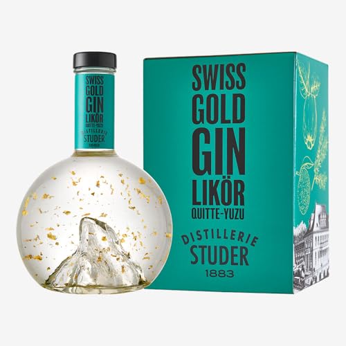 Swiss Gold Gin Likör Quitte-Yuzu 1 x 700ml von Swiss Gold Gin Likör Quitte-Yuzu