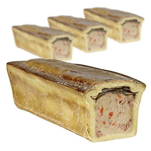 Kalbfleisch Pâté, mit Kalbfleischeinlage und Gemüse Brunoise, TK, 2 kg, 4 x 500g von Swiss Gourmet Waßmer GmbH Thomas Waßmer