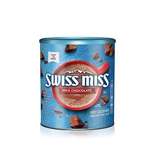 Swiss Miss Milchschokoladen-Aroma, heißer Kakaomischung, 1,2 l Kanister von Swiss Miss