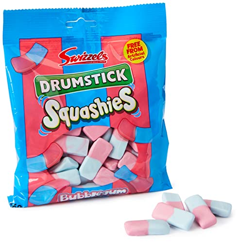 Swizzels Drumstick Squashies Bubblegum Flavor, 10 x 160 g von Swizzels