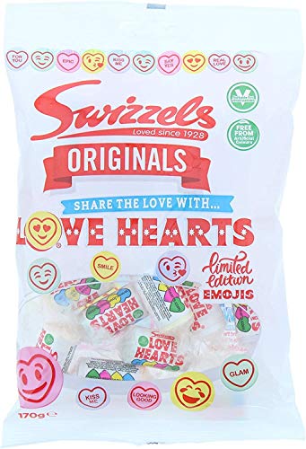 Swizzels Liebesherze Beutel - 170g - 2er-Packung von Swizzels