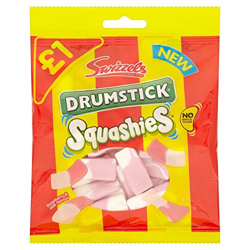 Swizzels Squashies Drumsticks, 145 g, 12 Stück von Swizzels