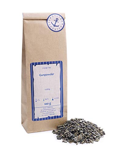 Grüner Tee lose Gunpowder (Kugelblatt-Tee) Grüntee Taiwan 250g von Sylter Teekontor