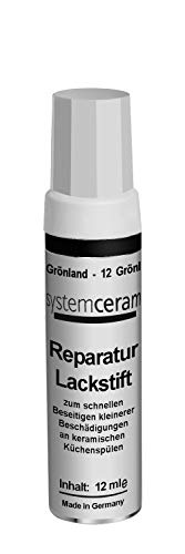 SYSTEMCERAM Reparatur Lackstift GRÖNLAND für KeraDomo Spülen / Ausbesserungsstift von Systemceram