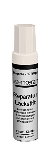 SYSTEMCERAM Reparatur Lackstift MAGNOLIE für KeraDomo Spülen / Ausbesserungsstift von Systemceram