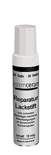 SYSTEMCERAM Reparatur Lackstift SATIN für KeraDomo Spülen / Ausbesserungsstift von Systemceram