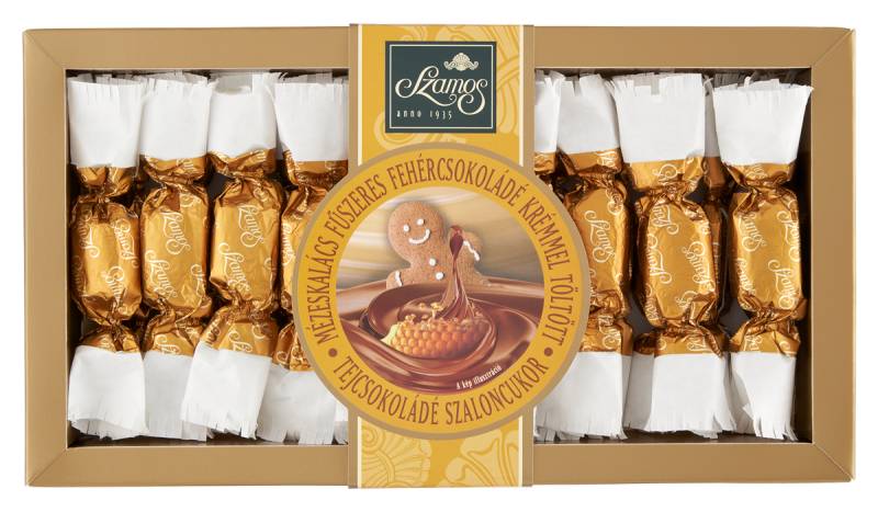 Weihnachtsbonbon Szamos Gewürzlebkuchen (mézeskalács fűszeres) 225g von Szamos Marcipán Kft.