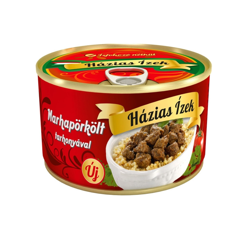 Rindsgulasch mit Eiergraupen / Marhapörkölt tarhonyával 400g - Orig... von Szegedi Paprika ZRt.