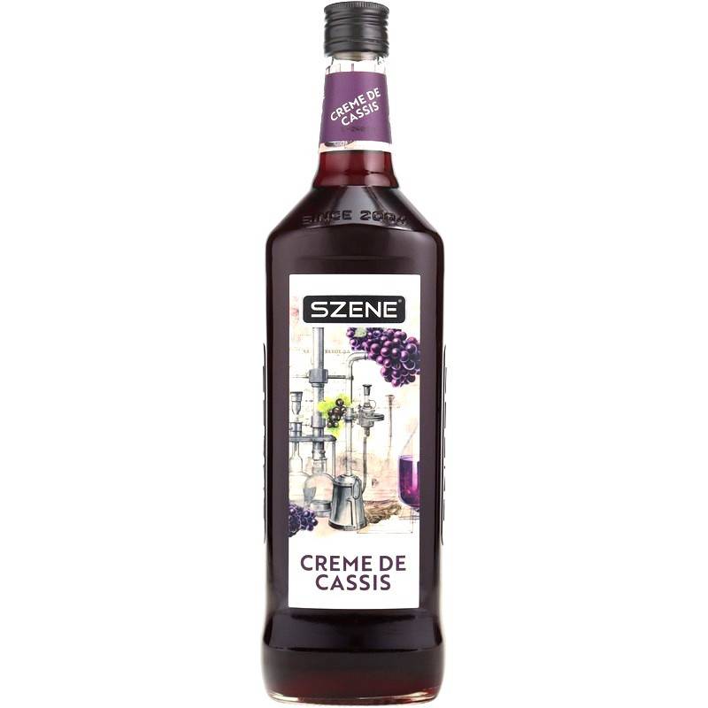 Szene Creme de Cassis Likör 1 Liter 16 % vol von Szene