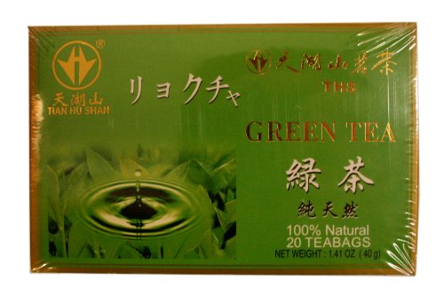 TIAN HU SHAN Grüner Tee (20 Beutel / 40g) Green Tea von T.H.S. Tian Hu Shan