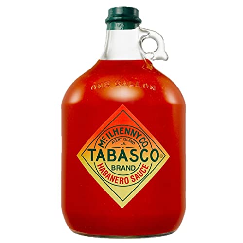 Tabasco Habanero Sauce , 1x Gallone 3,78 l, scharfe Chili Sauce, 100% natürlich, Glasflasche von TABASCO