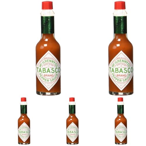 Tabasco Red Pepper Sauce, 60ml (Packung mit 5) von TABASCO