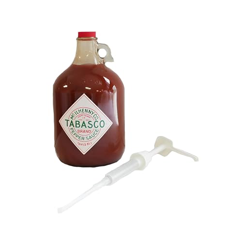 Dosierpumpe für Tabasco Sauce - Kompatibel mit 3,78 L (Gallone) Flaschen - Ideal für Gastronomie und professionellen Gebrauch von TABASCO