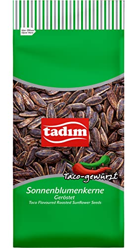 TADIM Sonnenblumenkerne mit Taco-Gewürz 150gr. geröstet (12 Packungen im Karton) von TADIM