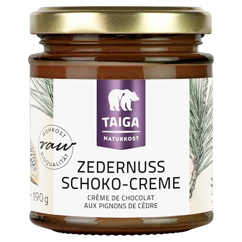 Premium Zedernuss-Schoko-Creme – Köstlicher Genuss aus hochwertigen Zutaten von TAIGA NATURKOST