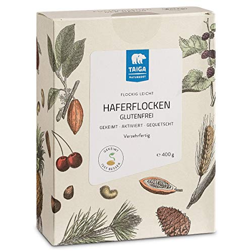 Taiga Naturkost - Haferflocken angekeimt - Bio - 400 g von TAIGA NATURKOST