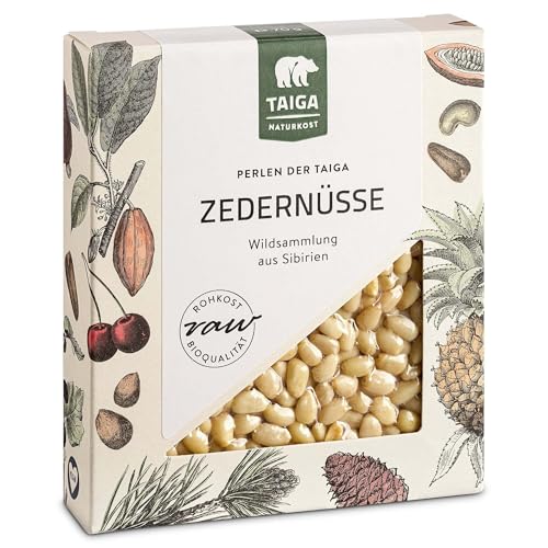 Taiga Naturkost - Sibirische Zedernüsse - Bio - Rohkost - 70 g von TAIGA NATURKOST