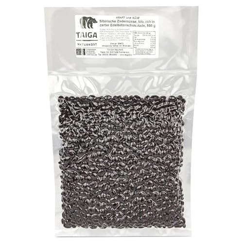 Taiga Naturkost - Sibirische Zedernüsse - Edelbitter - Bio - Rohkost-Qualität (500g) von TAIGA NATURKOST