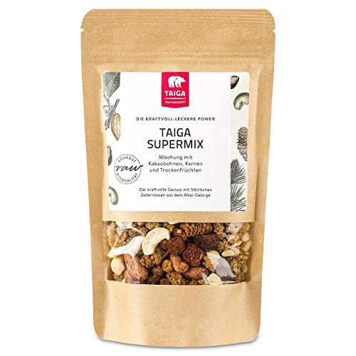 Taiga Naturkost - Supermix - Anti-Oxy - Bio - 225g - Edelnussmix – Eine edle Auswahl feiner Nüsse für höchsten Genuss von TAIGA NATURKOST