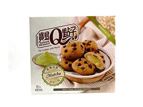 Royal Family Mochi Keks mit Matcha Geschmack Füllung 160g von TAIWAN MOCHI