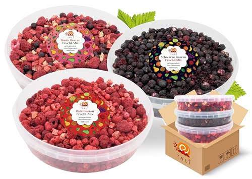 TALI Frucht-Mix Beeren-Trio 505 g (Bunte Beeren, Rote Beeren, Schwarze Beeren) von TALI