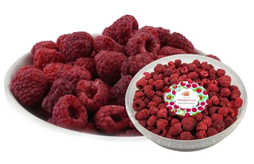 TALI Himbeeren gefriergetrocknet 100 g - ohne Zusätze - wiederverwendbare Frischhaltedose von TALI