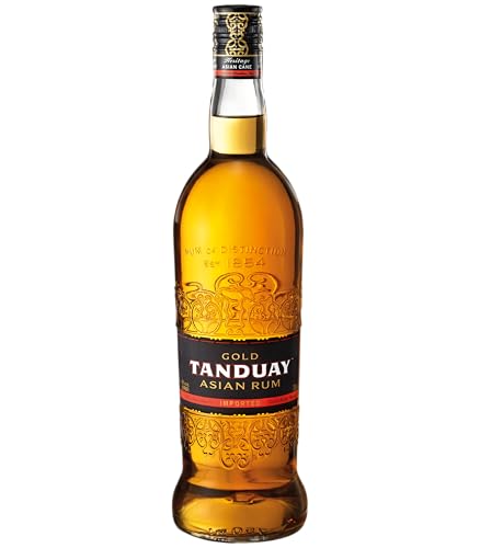 TANDUAY Asian Rum Gold – Philippinischer Rum mit süß-holziger Note – 7 Jahre gereift – 40 Volumenprozent – 1 x 700 ml von TANDUAY