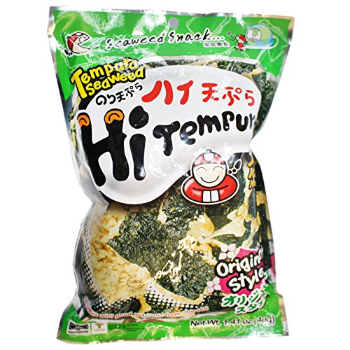 10x40g Taokaenoi Tempura Seetangblätter knusprig von TAOKAENOI BRAND