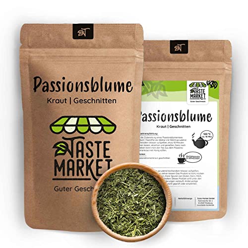 10 kg Passionsblumenkraut | Geschnitten | Passionsblumen Tee | Kräutertee | Naturrein von Taste Market von TASTE MARKET Guter Geschmack