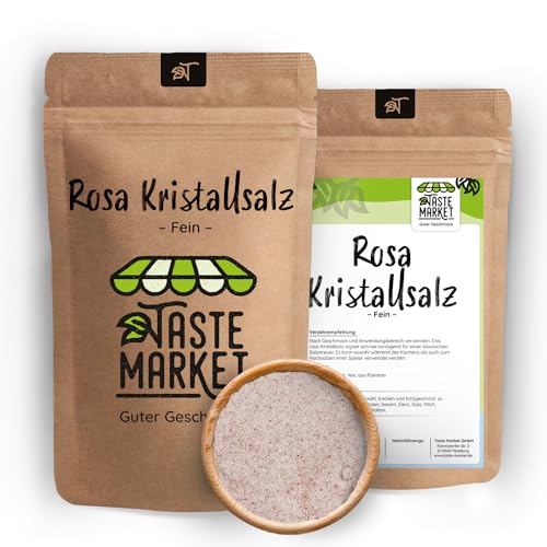 10 kg feines rosa Kristallsalz – bekannt als Himalaya Salz – Natursalz – aus Pakistan – Taste Market von TASTE MARKET Guter Geschmack