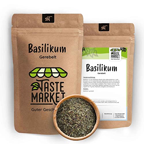 15 kg Basilikum gerebelt | schonend getrocknet | Kräuter | bestes Aroma von TASTE MARKET Guter Geschmack